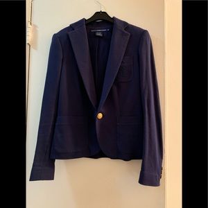 Ralph Lauren Sport Cotton Tailored Blazer Navy 4